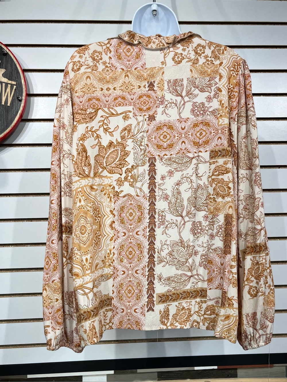 Les Amis boho blouse size medium - Picture 5 of 9